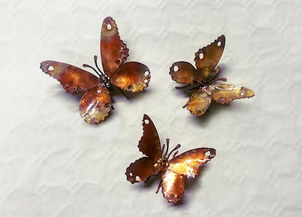 Butterfly sculptures