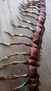 giant centipede sculpture