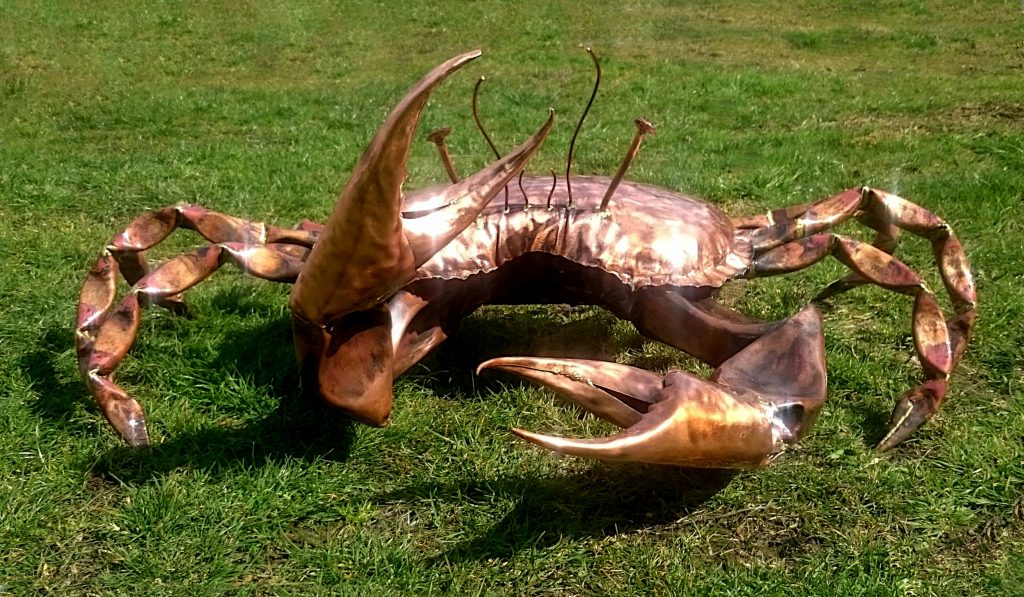 crab sculpture