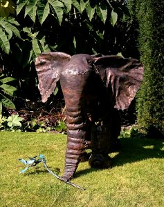 elephant calf sculpture