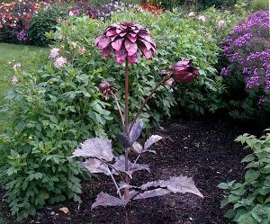 decorative dahlia giant sculpture