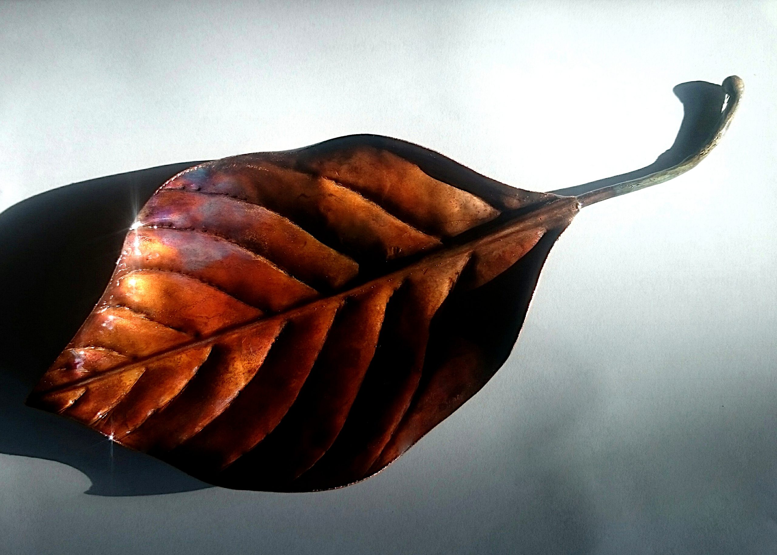 beech leaf sculpture