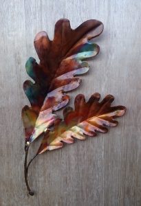 oak leaf sculpture