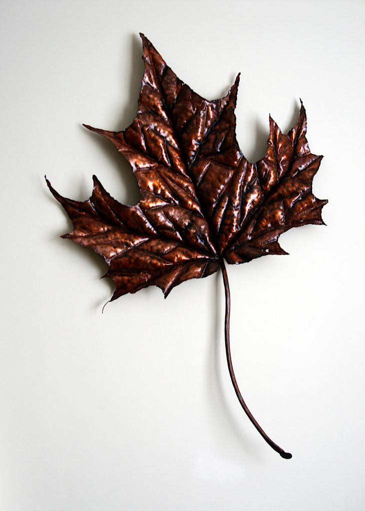 sycamore maple leaf sculpture