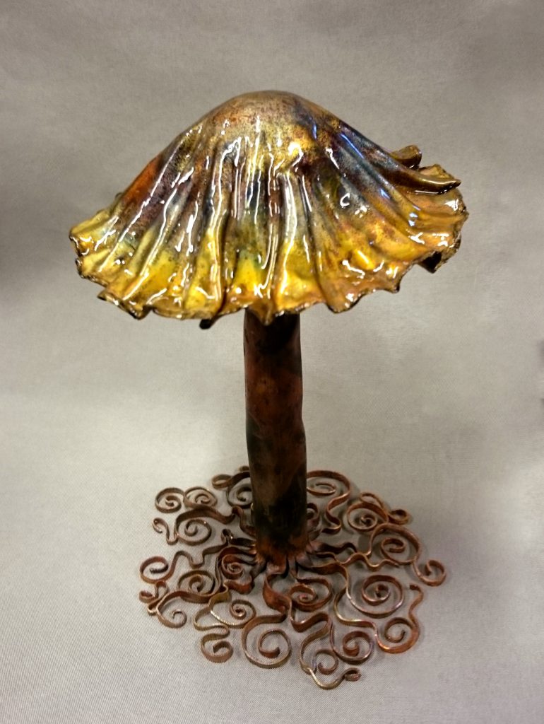 mushroom sculpture