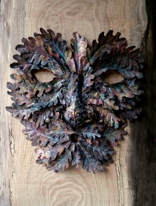 green man leafy face