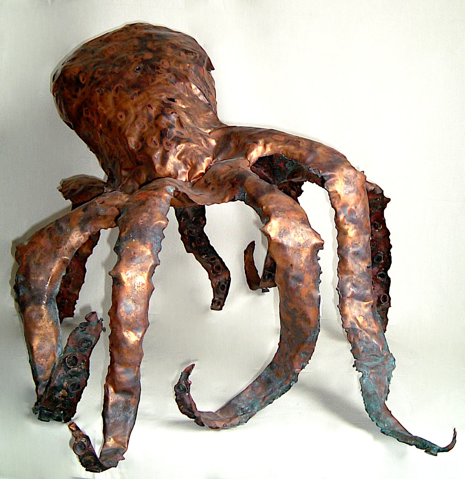 Emily Stone Copper Octopus Sculpture Copper Creatures