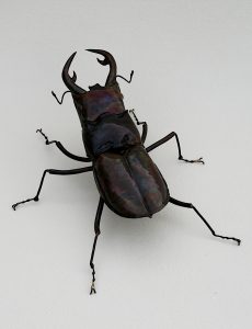 stag beetle sculpture