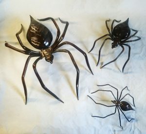 spider sculptures