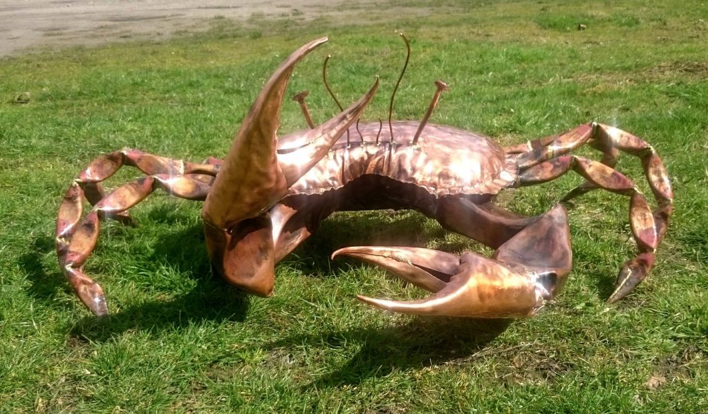 crab sculpture