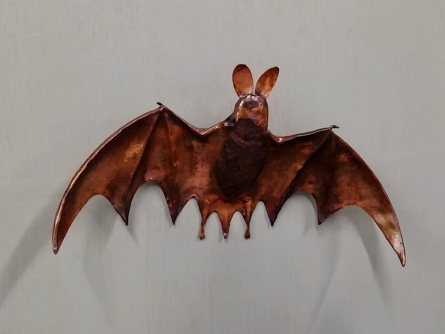 Emily Stone Copper Bat Sculpture 1 Copper Creatures