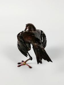 Emily Stone Copper Robin Sculpture