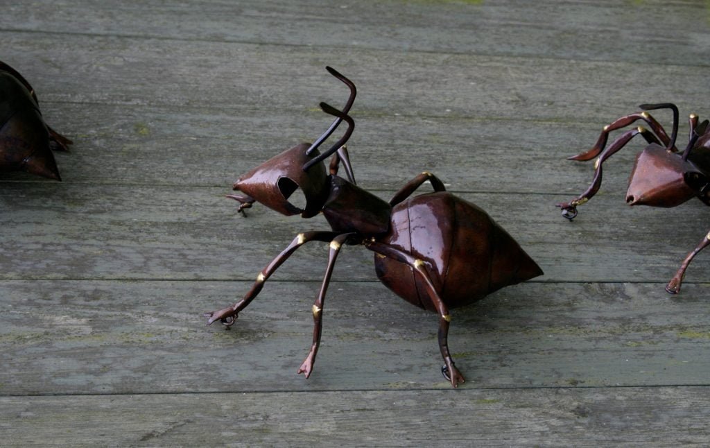 Emily Stone Copper Ant Worker Sculpture 2