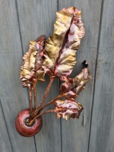 Emily Stone Copper Beetroot Sculpture