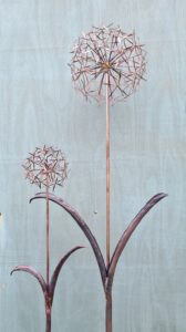 Emily Stone Copper Allium Sculpture