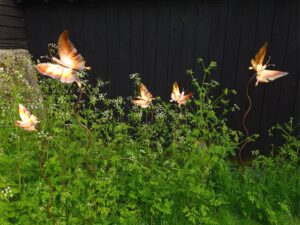 Emily Stone copper butterfly 1 sculpture Lenham