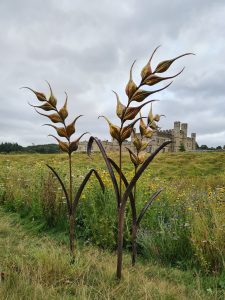 Emily Stone Barley Trio Sculpture LeedsCastle 2024