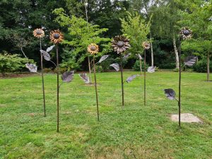 Emily Stone Sunflower Sculptures Leeds Castle 2024
