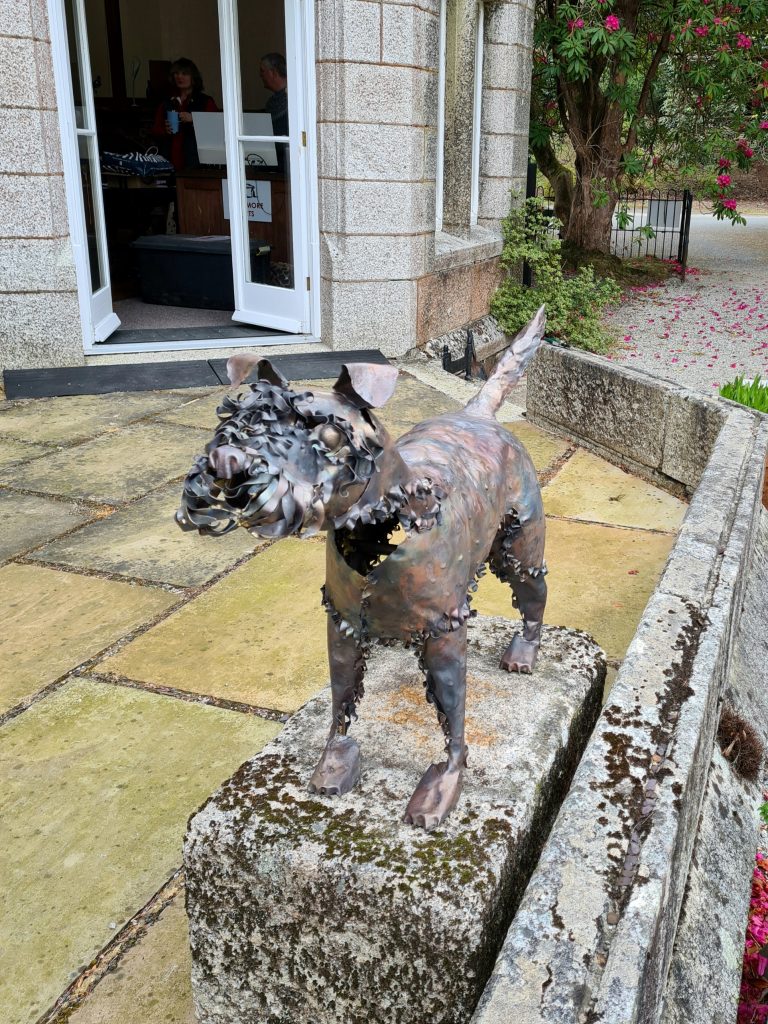 Emily Stone Copper Airedale Sculpture Delamore